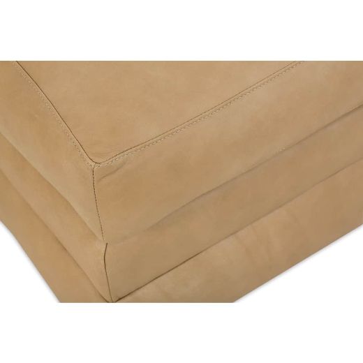 Picture of Madeline Leather Ottoman